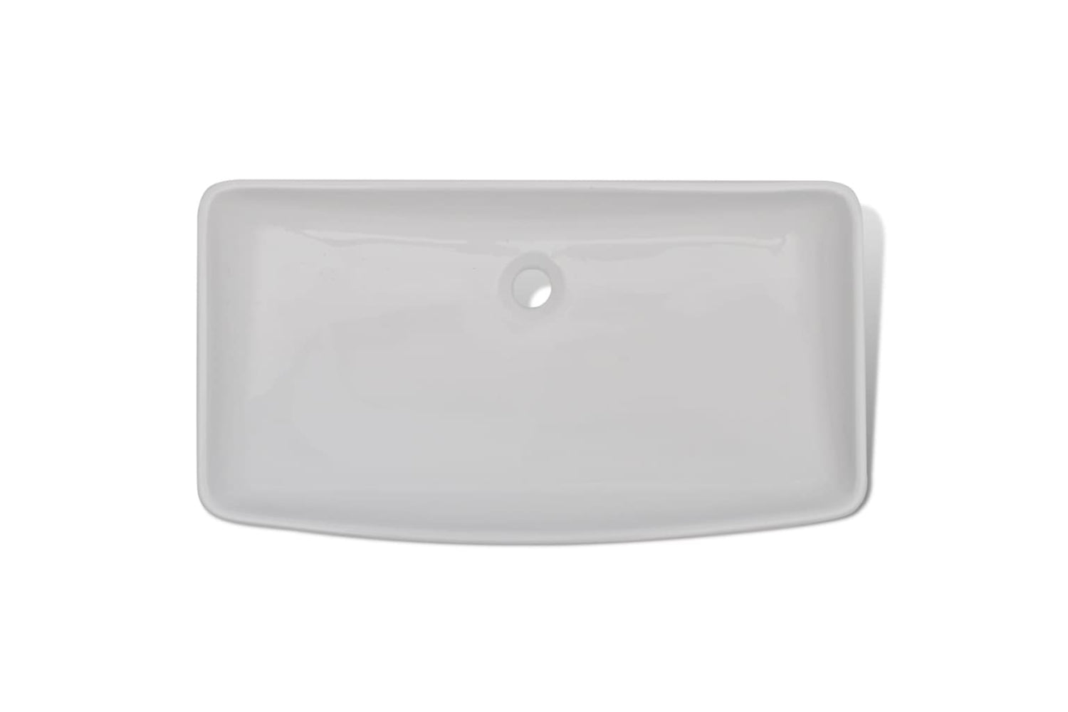 Vidaxl 275493 Bathroom Basin With Mixer Tap Ceramic Rectangular White-4