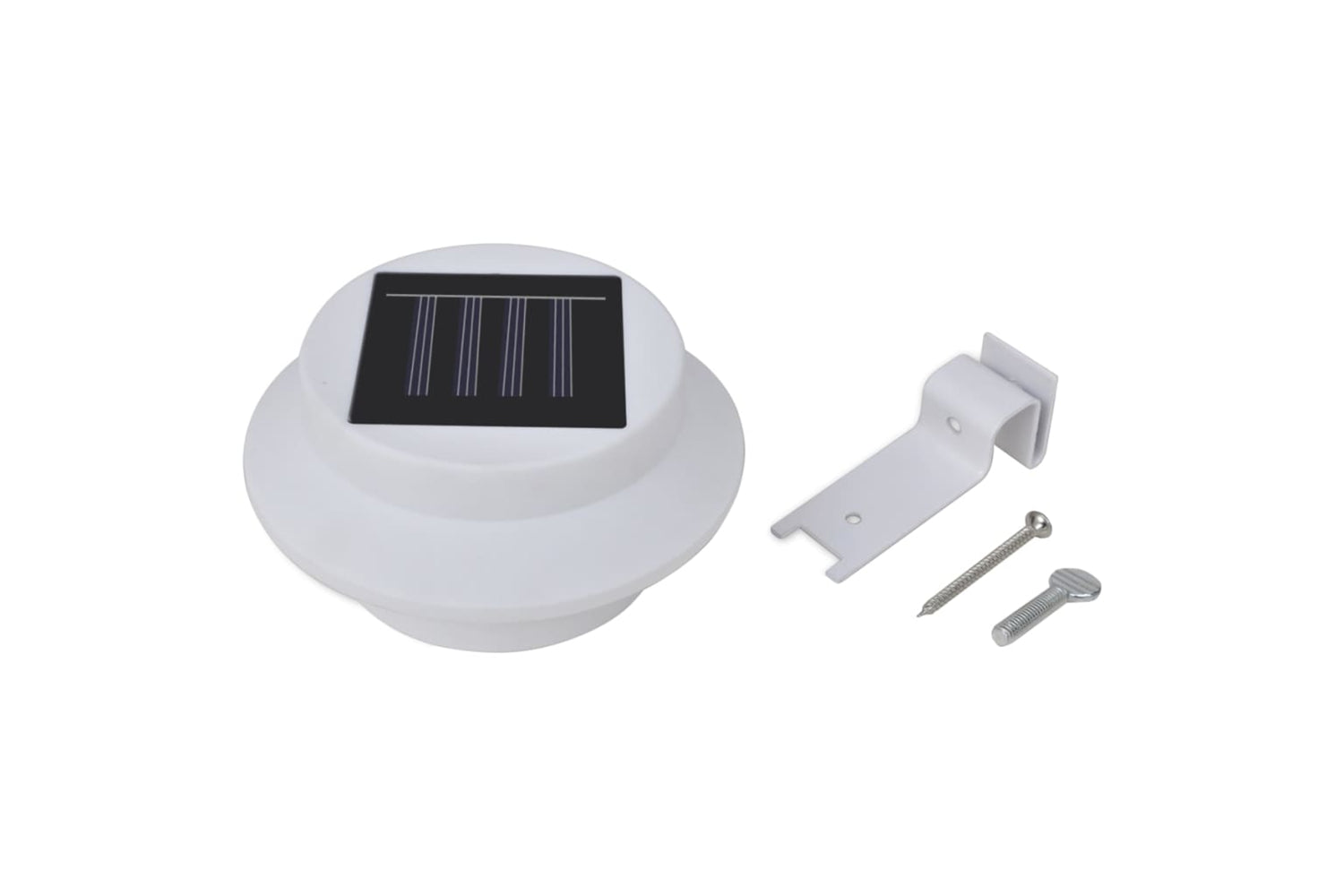 Vidaxl 277123 Outdoor Solar Fence Lamps 12 Pcs Led White-4