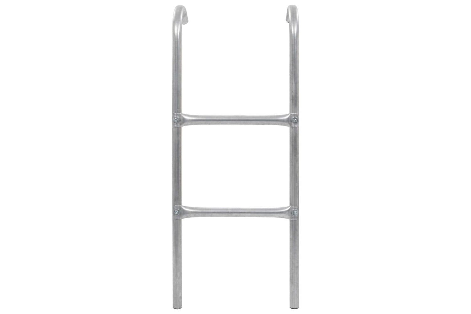 vidaXL 92408 2-step Trampoline Ladder Steel Silver 72cm-2