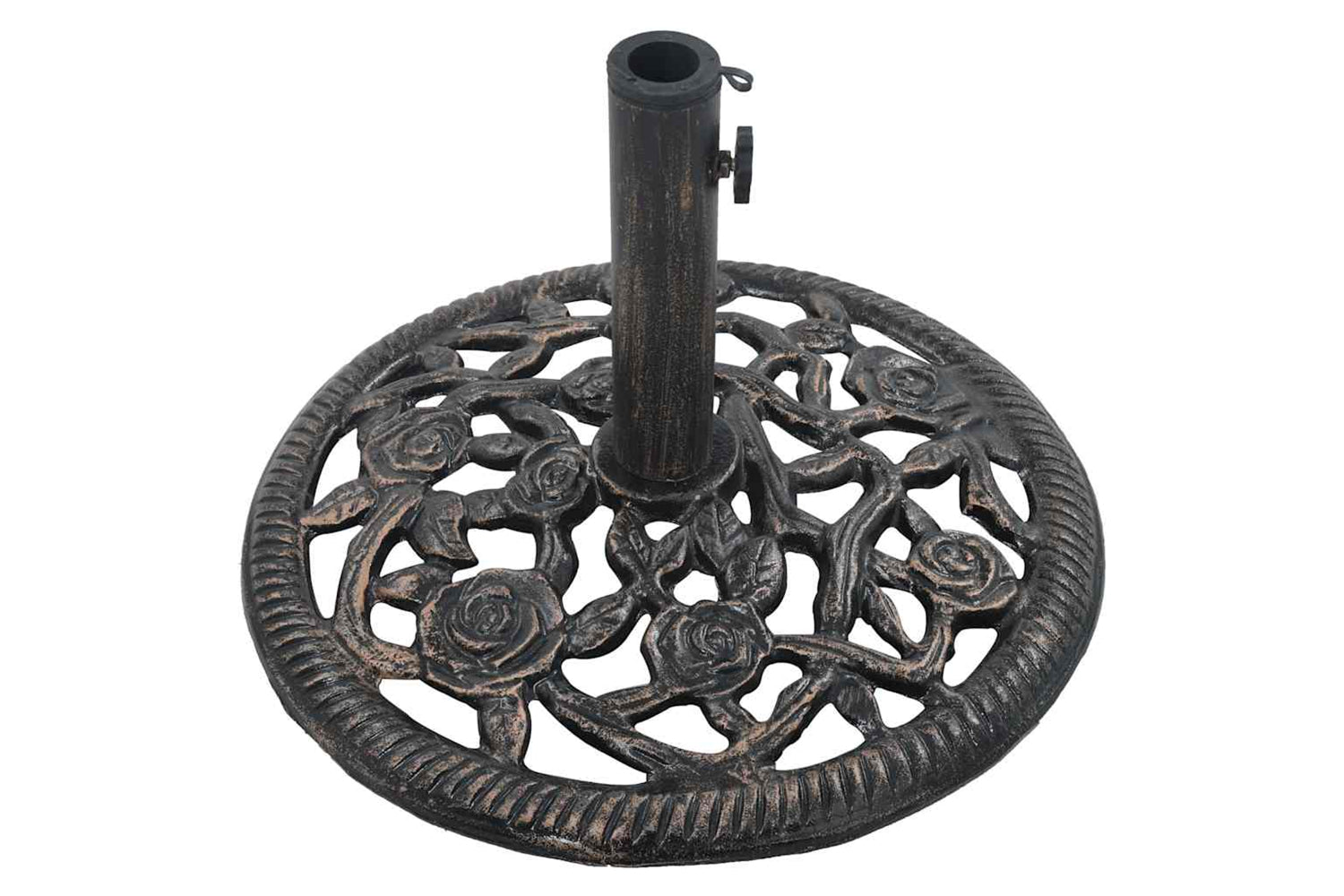 vidaXL 47861 Umbrella Base Bronze 12 Kg 48cm Cast Iron-4