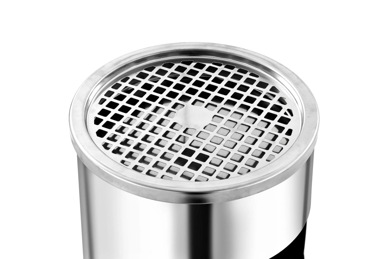 Vidaxl 51095 Wall Ashtray Dustbin Stainless Steel 26 L-4