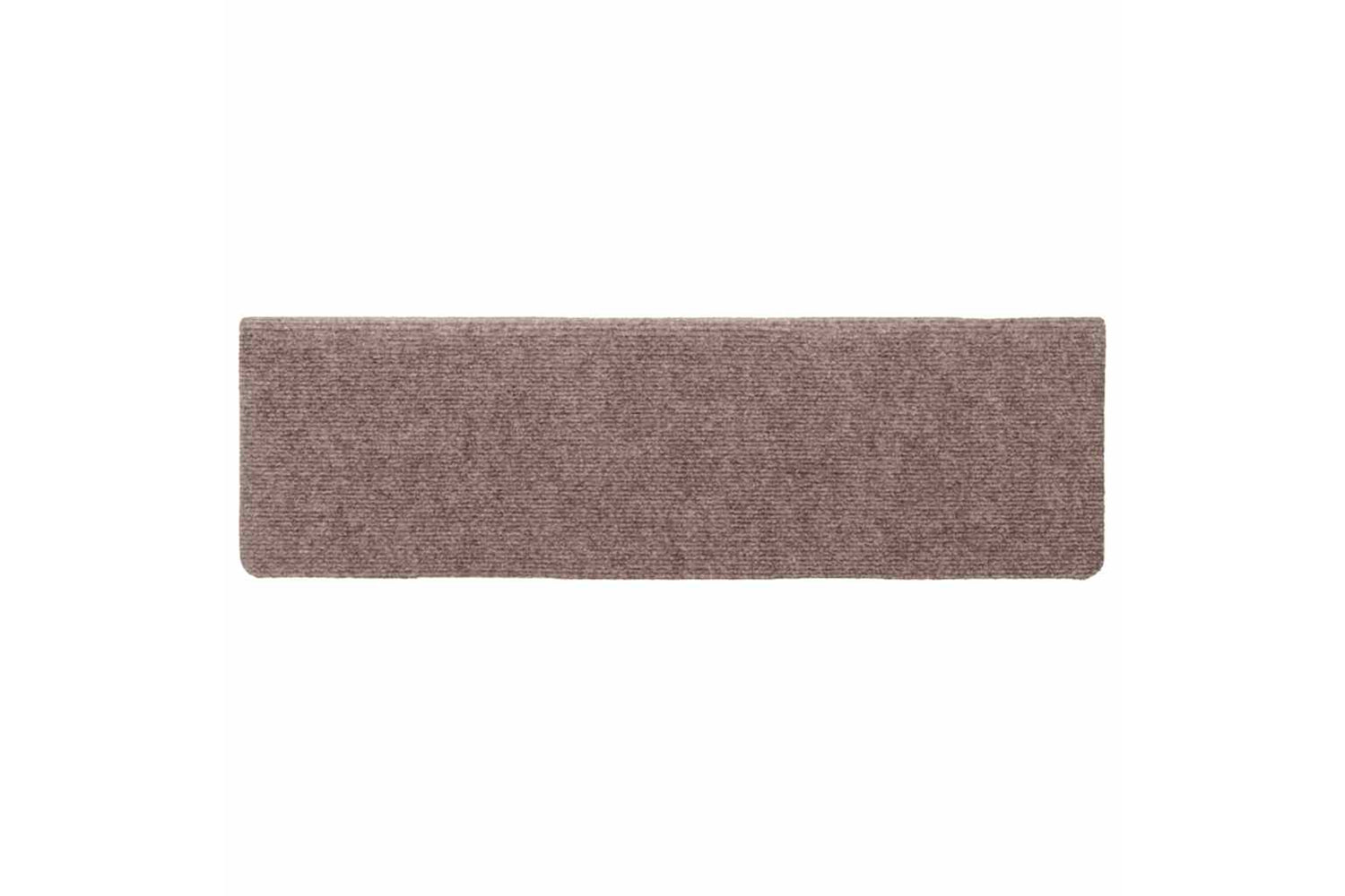 vidaXL Stair Mats 15 Pcs Needle Punch 65x21x4cm Brown-4