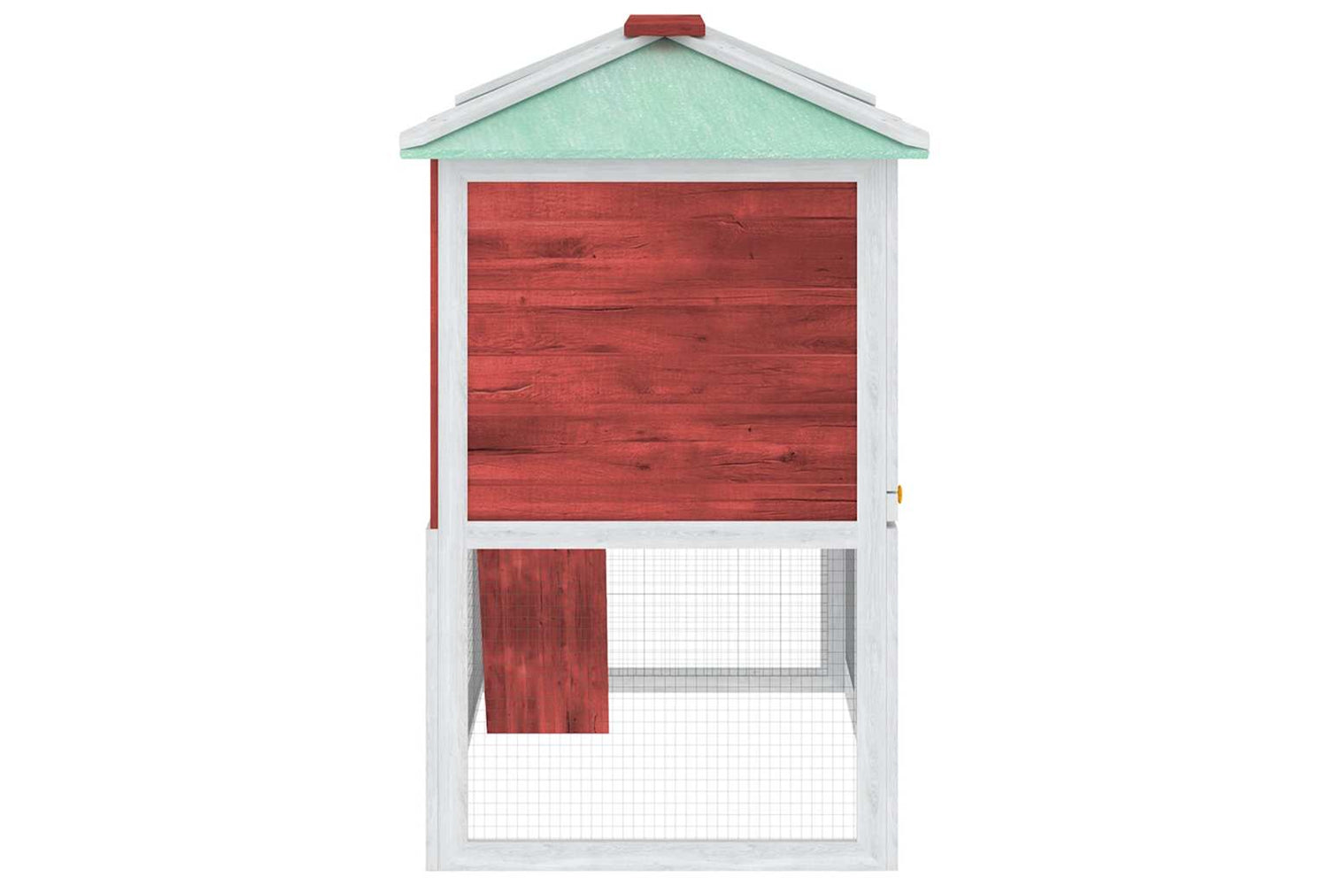 Vidaxl 170851 Animal Rabbit Cage Double Floor Red Wood-4