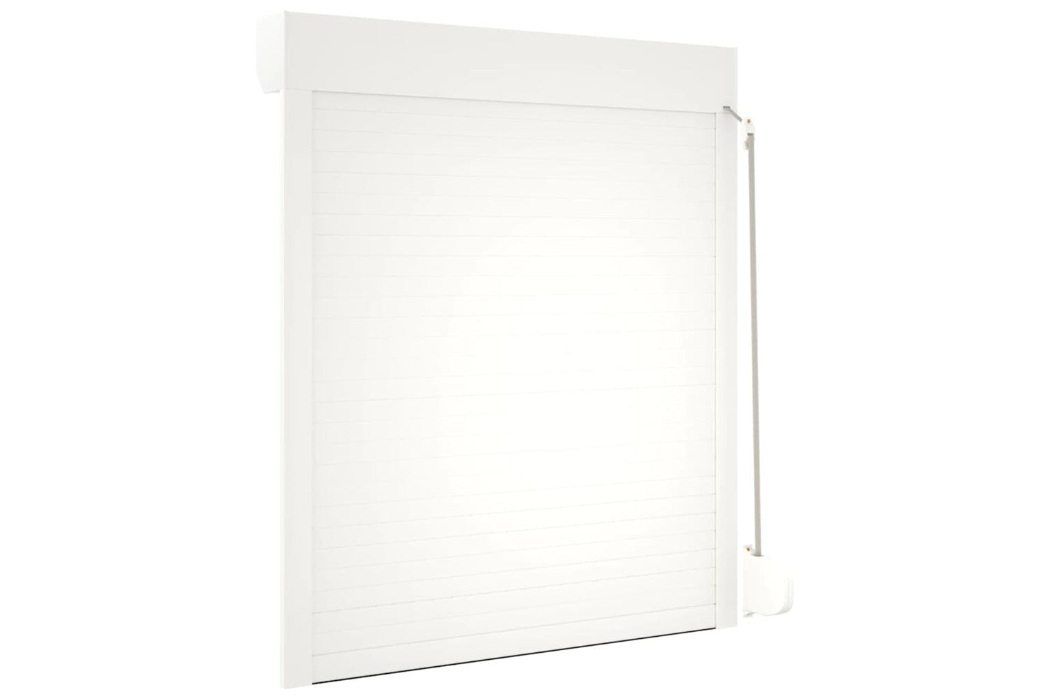 Vidaxl Roller Shutter Aluminium 100x130 Cm White-6