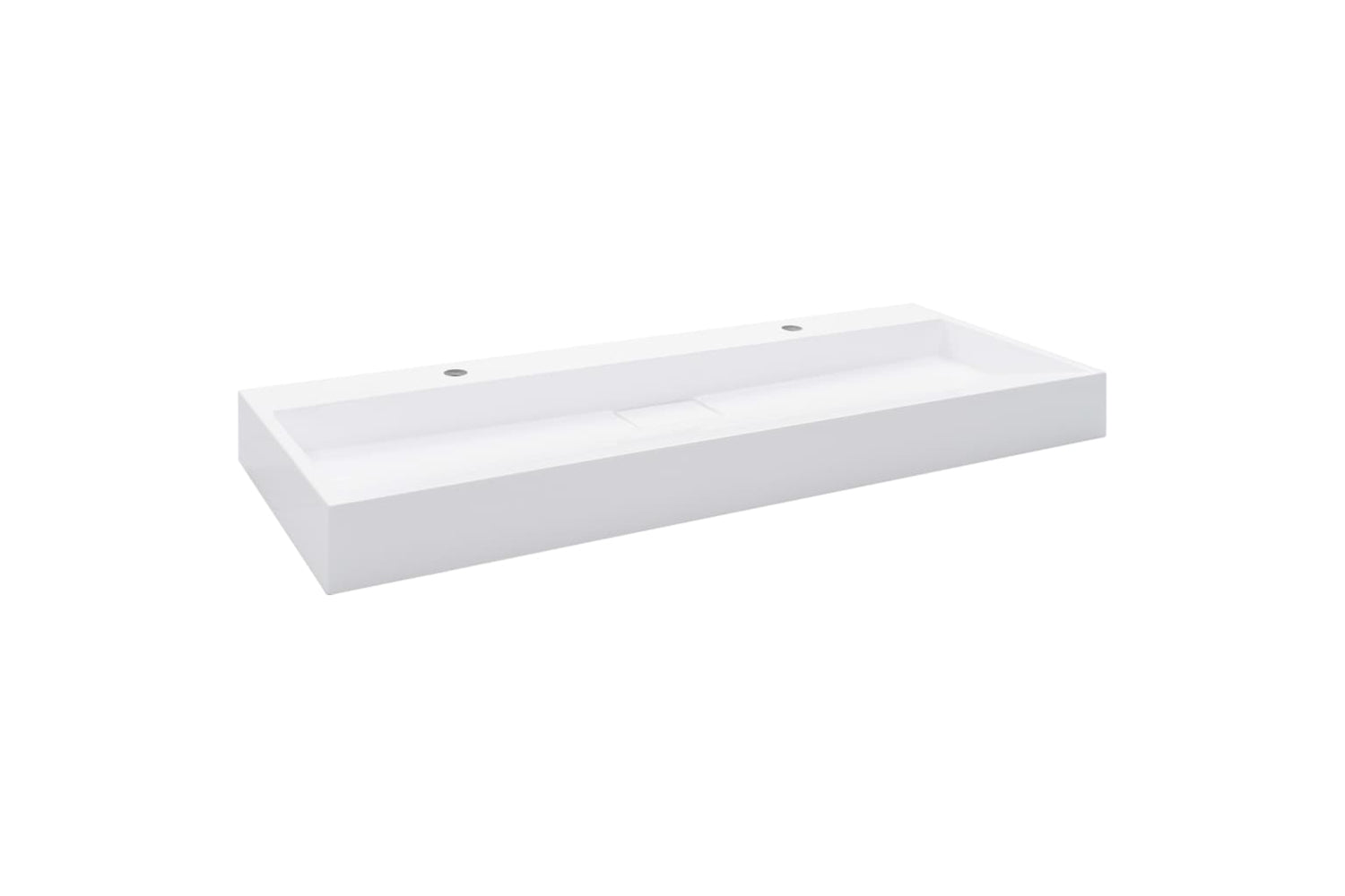 vidaXL 144068 Wash Basin Mineral Cast/marble Cast | White-4