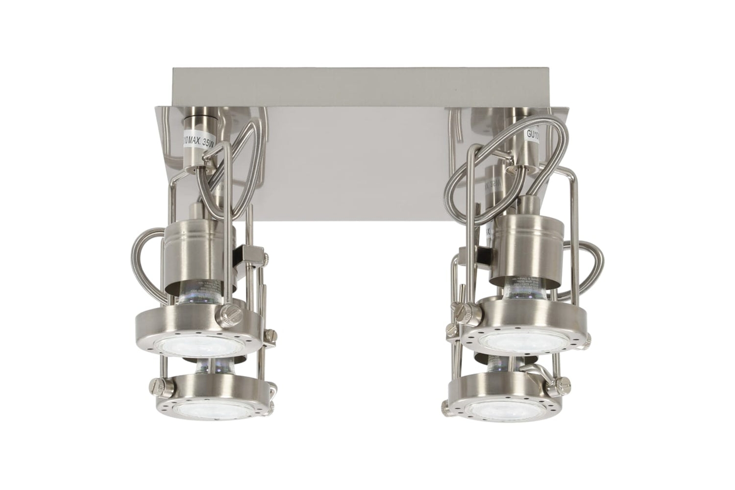 Vidaxl 281447 4-way Spot Light Silver Gu10-5