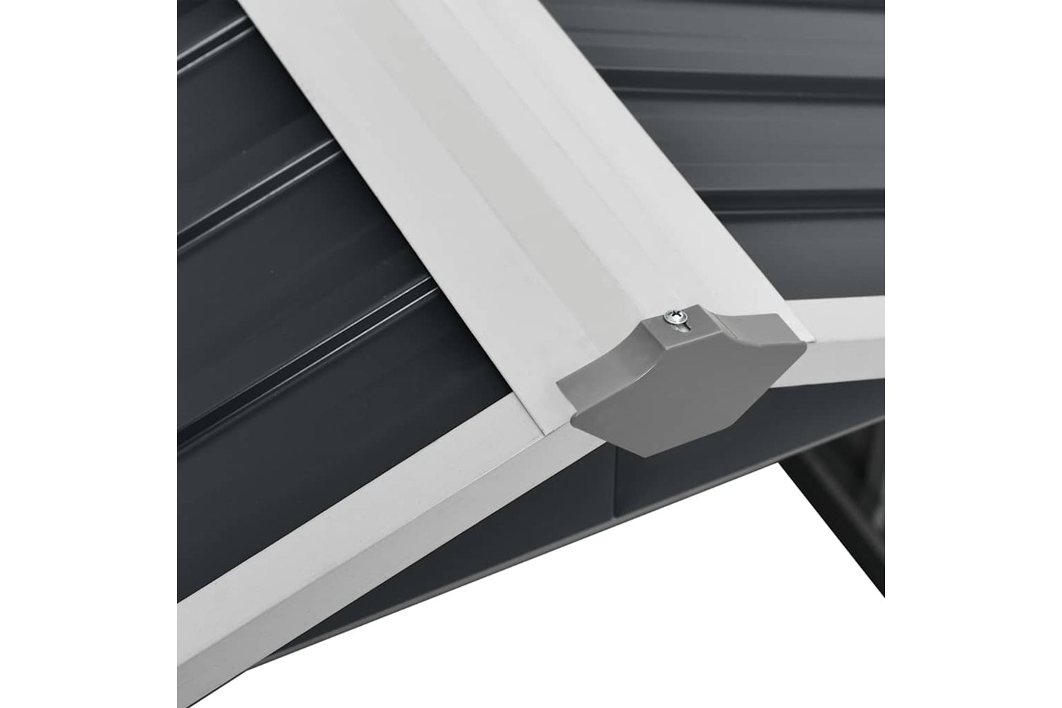 Vidaxl 150909 Garden Robot Lawnmower Shed 92x97x63 Cm Galvanised Steel Anthracite-6