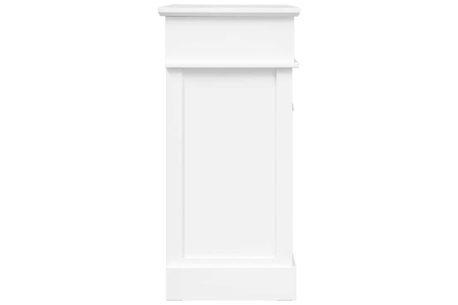 vidaXL 284083 Shoe Cabinet White 50x28x58cm Paulownia Wood-4