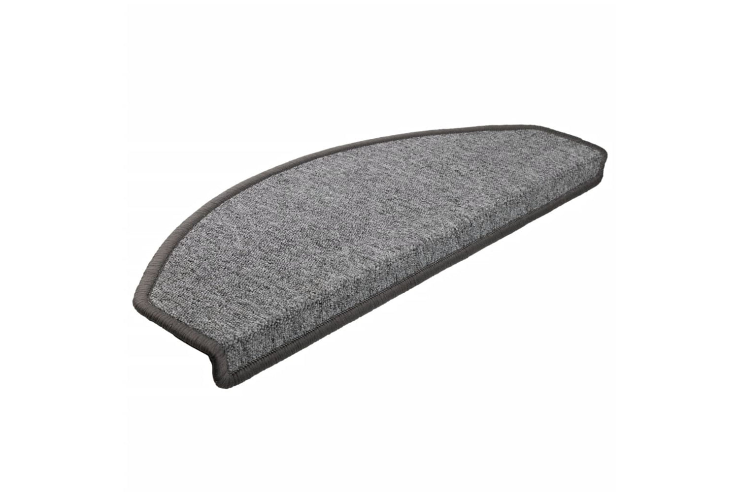 vidaXL 133885 Carpet Stair Treads 15 Pcs Dark Grey 65x24x4cm-2