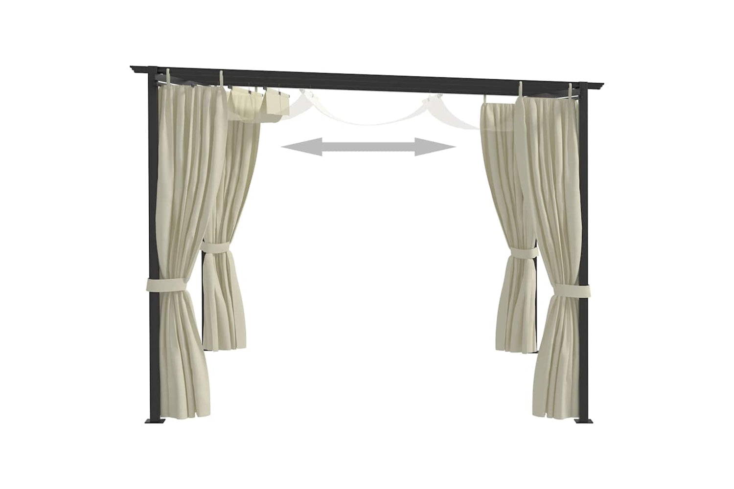 Vidaxl 3053420 Gazebo 4x3 M Cream-6