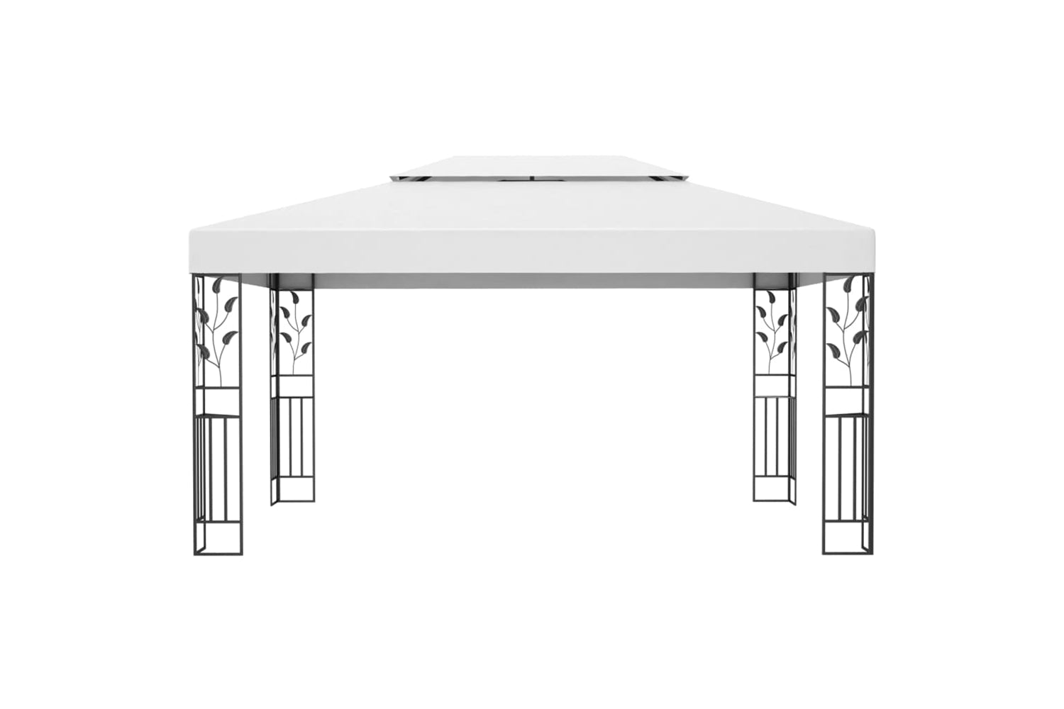 Vidaxl 48030 Gazebo With Double Roof 3x4 M White-3