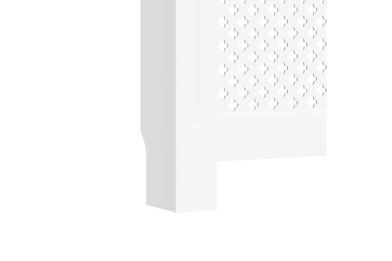 vidaXL Radiator Cover White 172x19x81.5cm Mdf-7