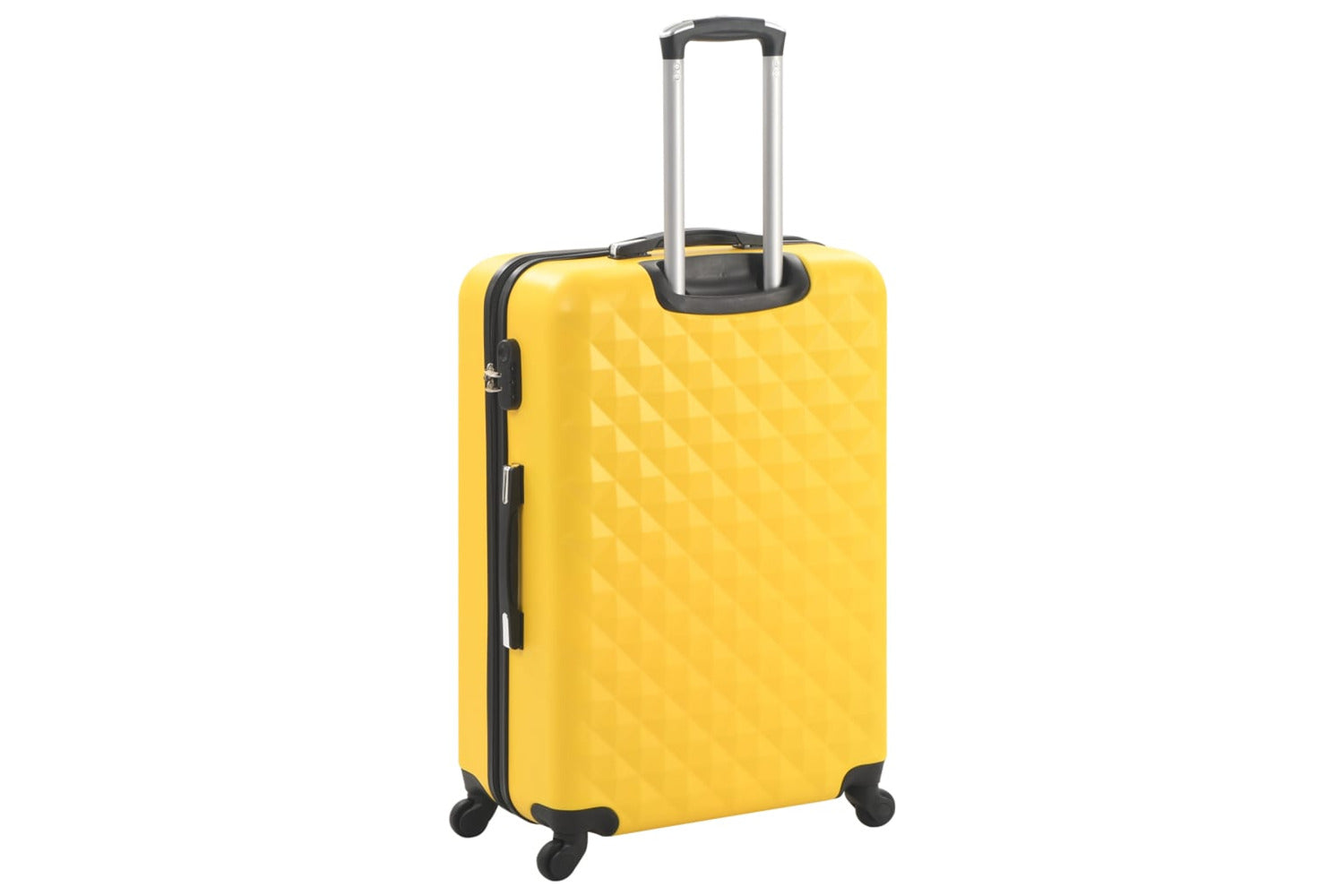 Vidaxl 91890 Hardcase Trolley Set 3 Pcs Yellow Abs-4