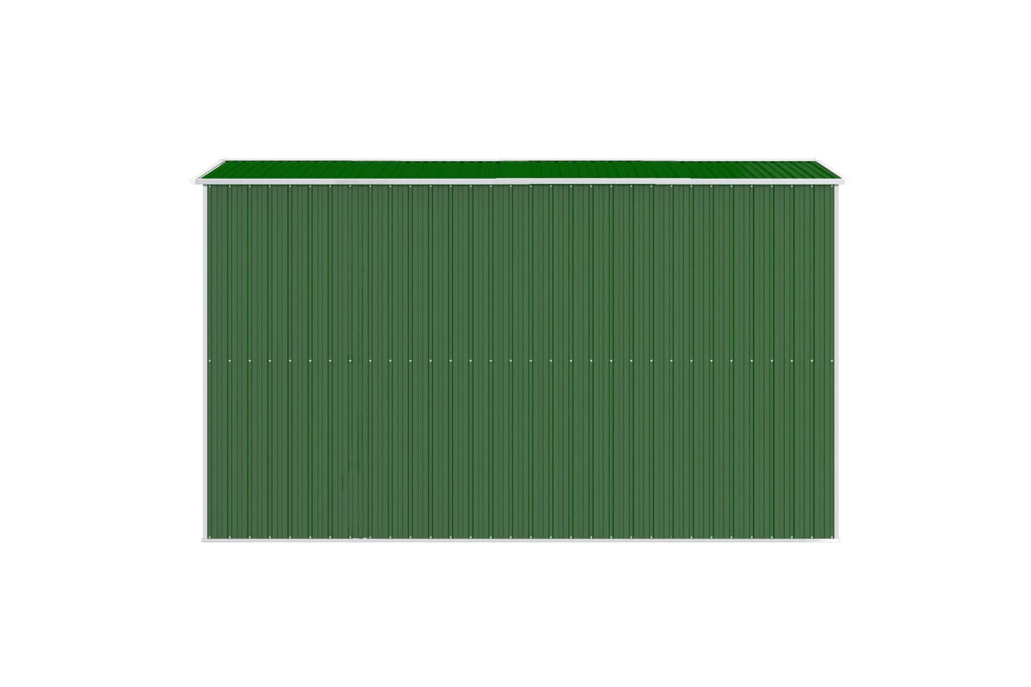 vidaXL 3147429 Garden Shed Green 192x357x223cm Galvanised Steel-4