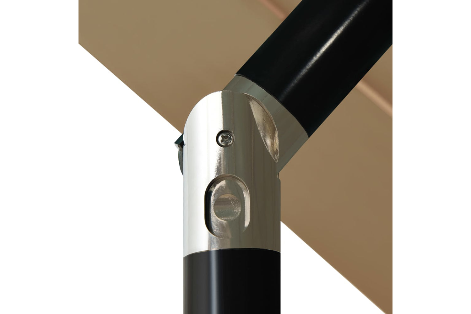 Vidaxl 313879 3-tier Parasol With Aluminium Pole Taupe 3.5 M-6