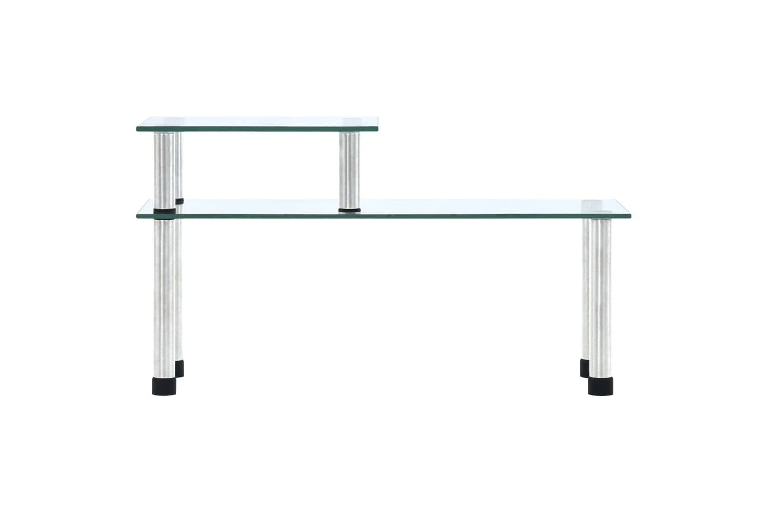 vidaXL 249523 Kitchen Shelf Transparent 45x16x26cm Tempered Glass-2