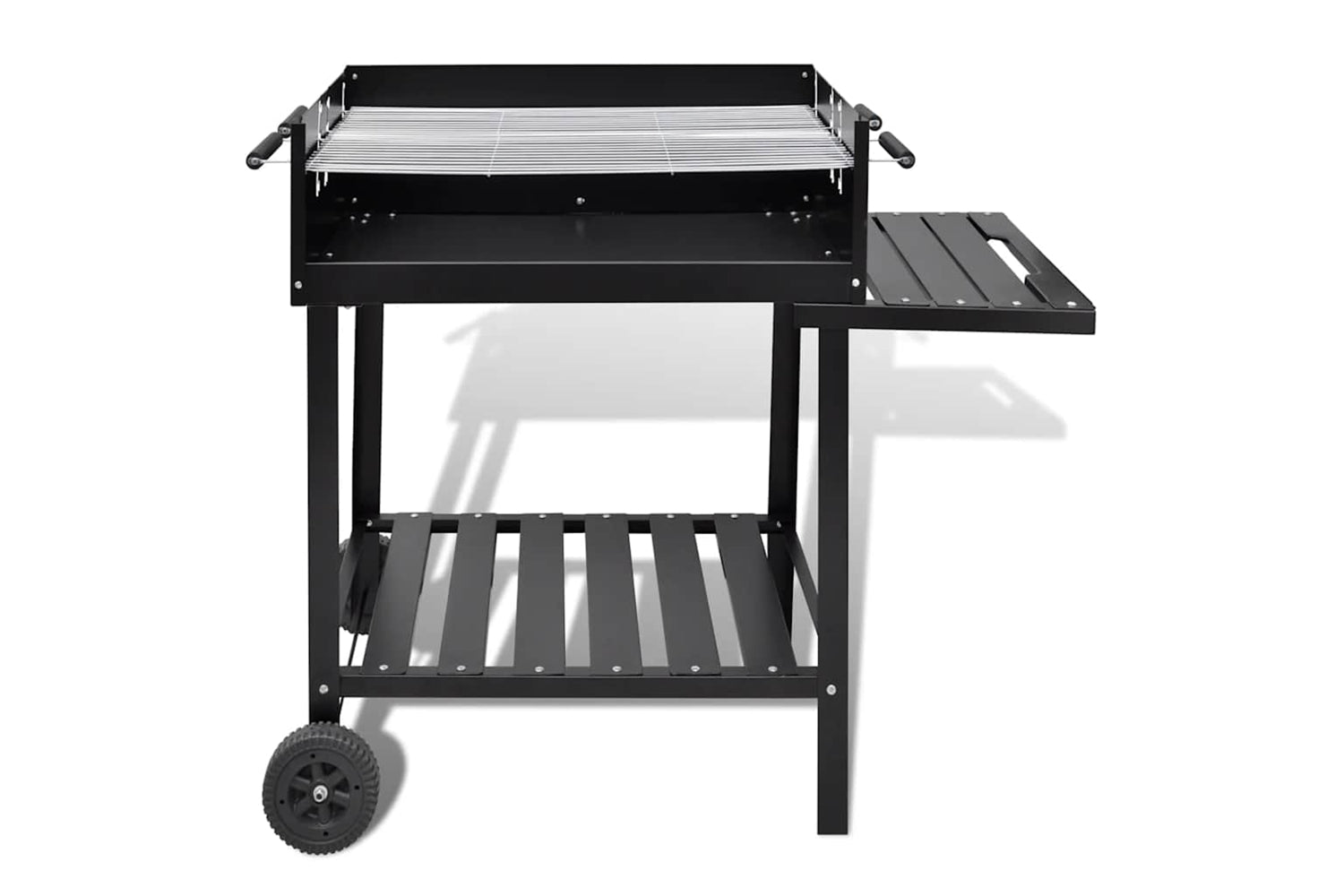 Vidaxl Bbq Stand Charcoal Barbecue 2 Wheels-2