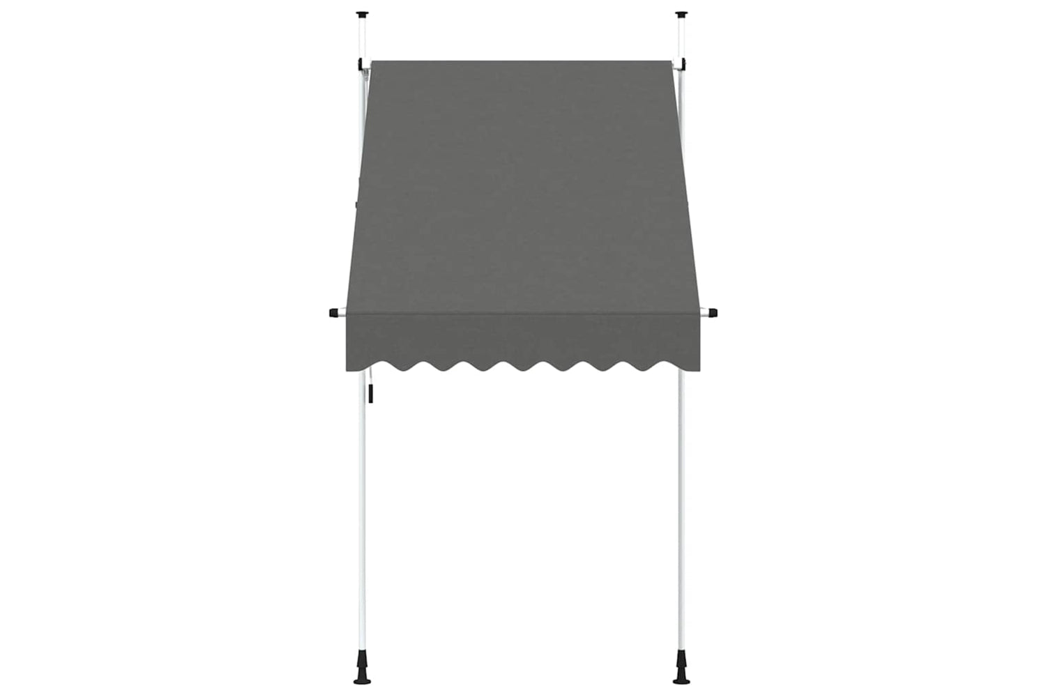 vidaXL 143687 Manual Retractable Awning 150cm Anthracite-2