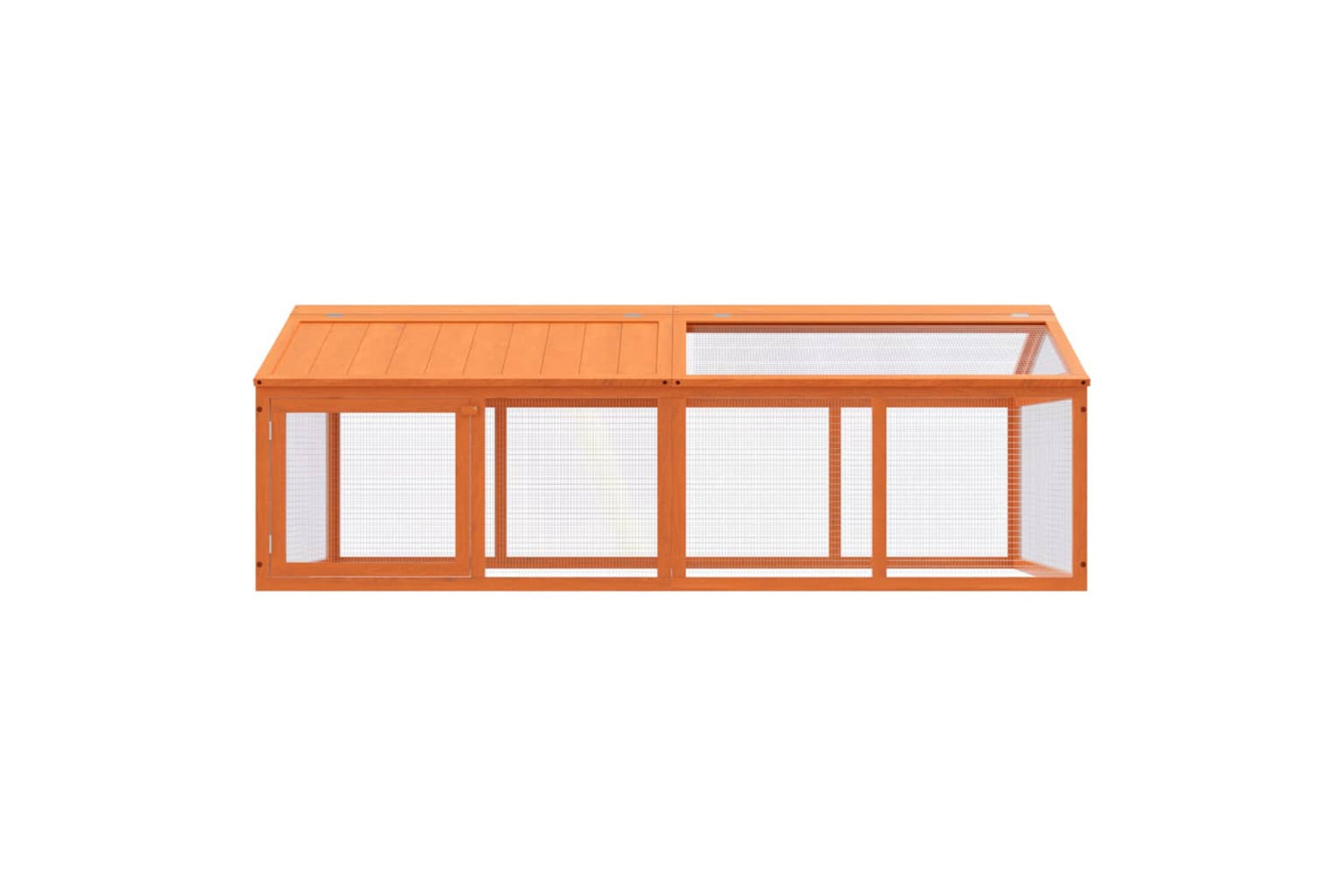 vidaXL 172300 Run Box Brown 200x112.5x74cm Solid Wood Pine-2