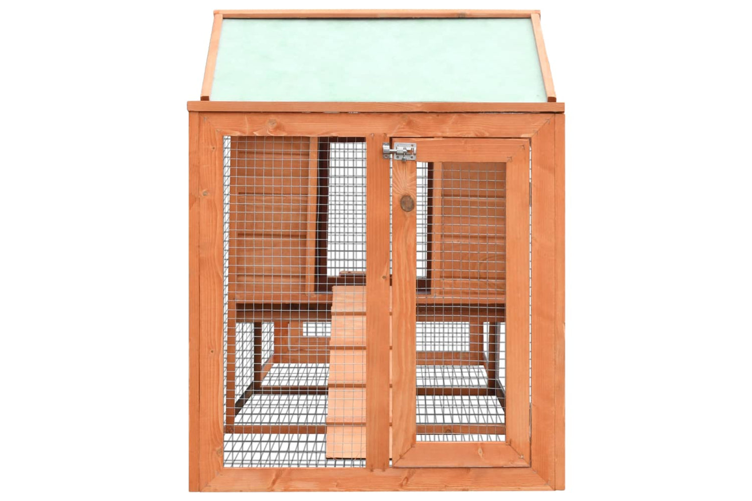 vidaXL 170642 Rabbit Hutch Solid Pine & Fir Wood 310x70x87cm-6