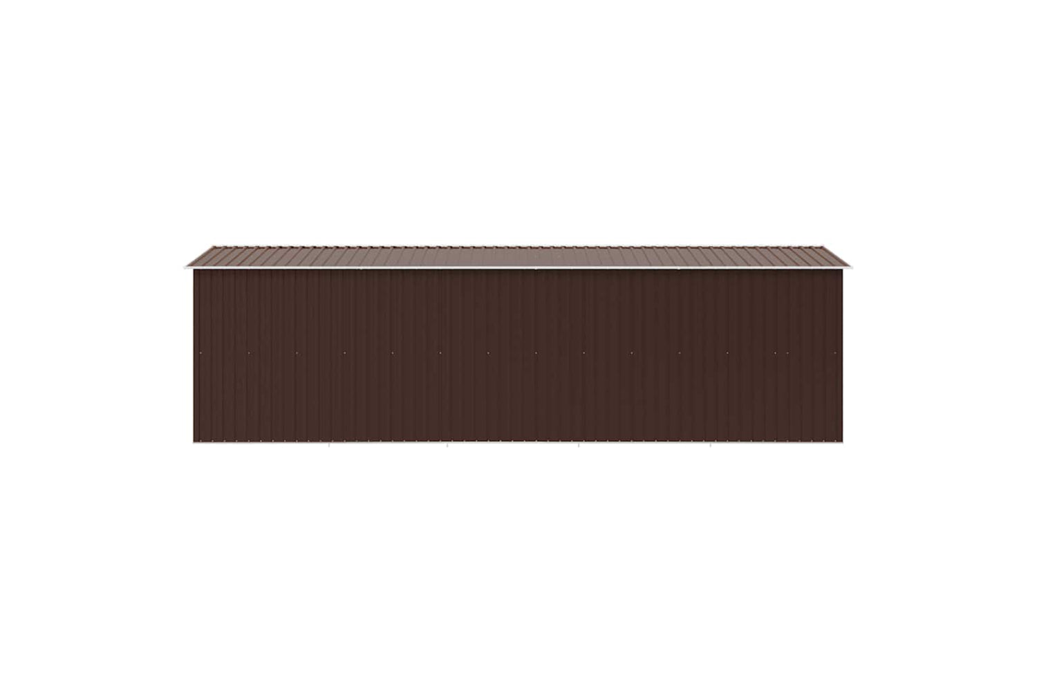vidaXL 143355 Garden Shed 257x580x181cm Metal Brown-6