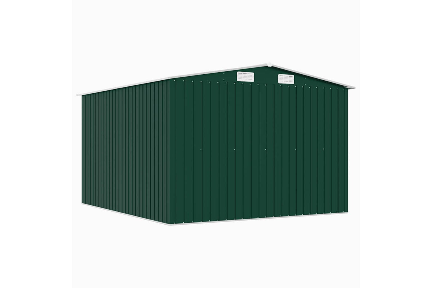 vidaXL 143340 Garden Shed 257x298x178cm Metal Green-7