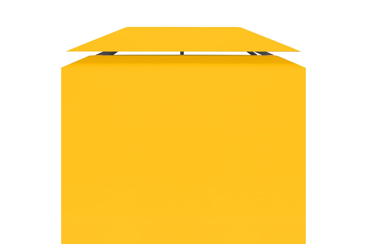 Vidaxl 312076 2-tier Gazebo Top Cover 310 G/mâ² 4x3 M Yellow-5