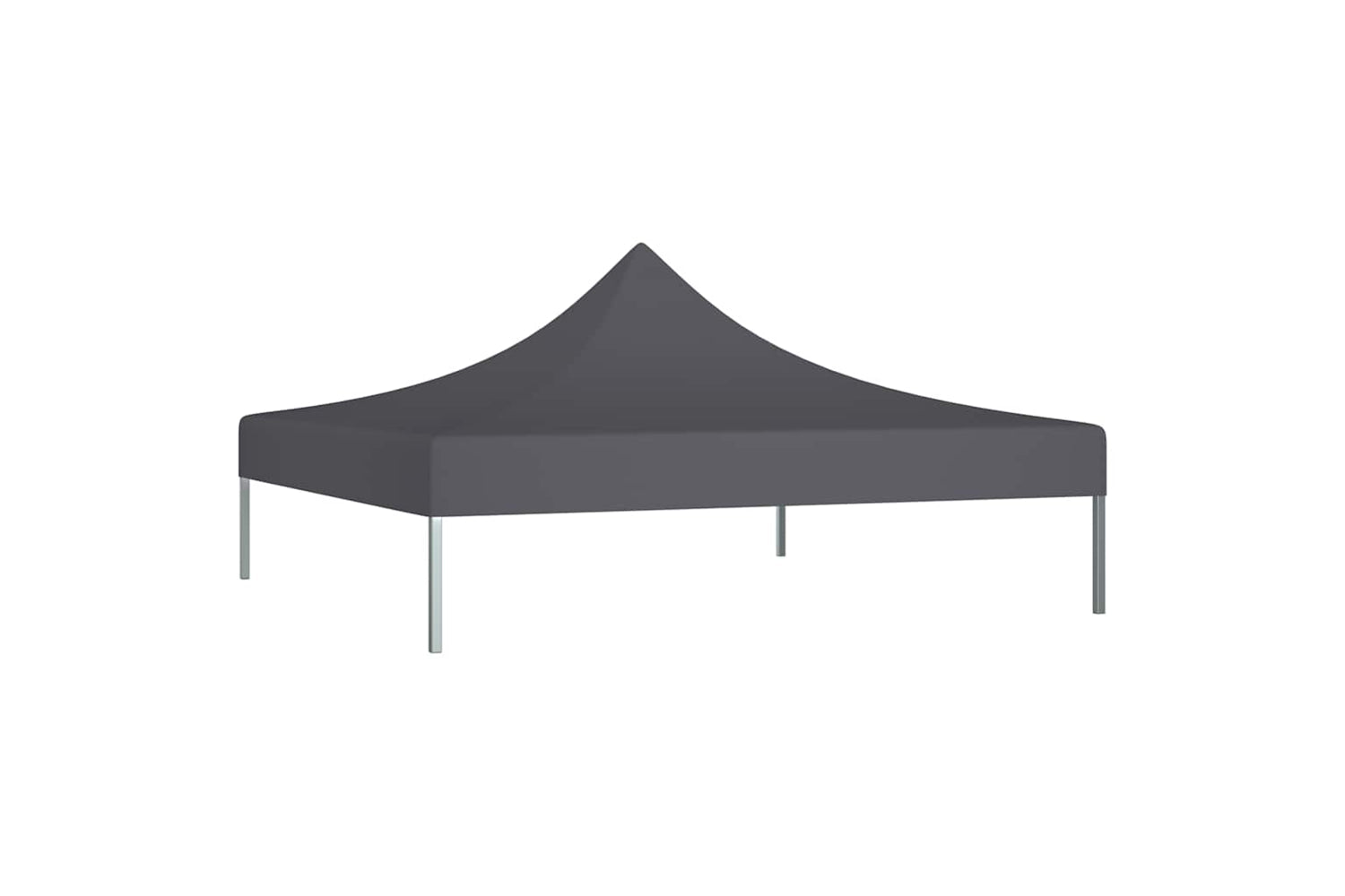 Vidaxl 315338 Party Tent Roof 2x2 M Anthracite 270 G/mâ²-2