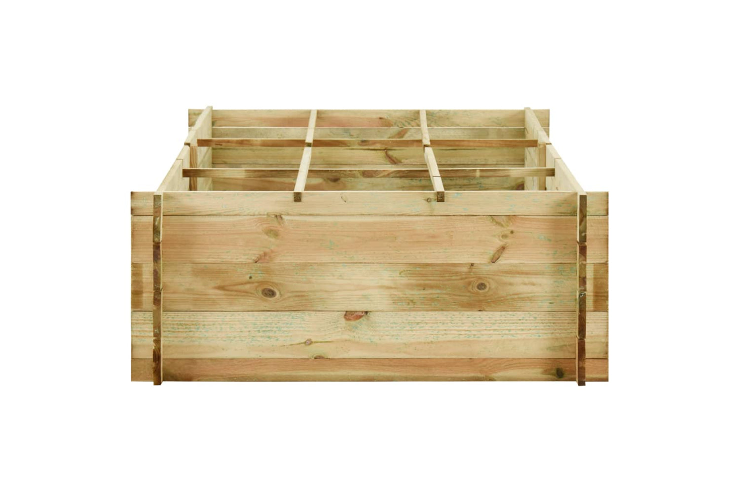 vidaXL 43345 Garden Raised Vegetable Bed Impregnated Pinewood 197x100x40cm-3