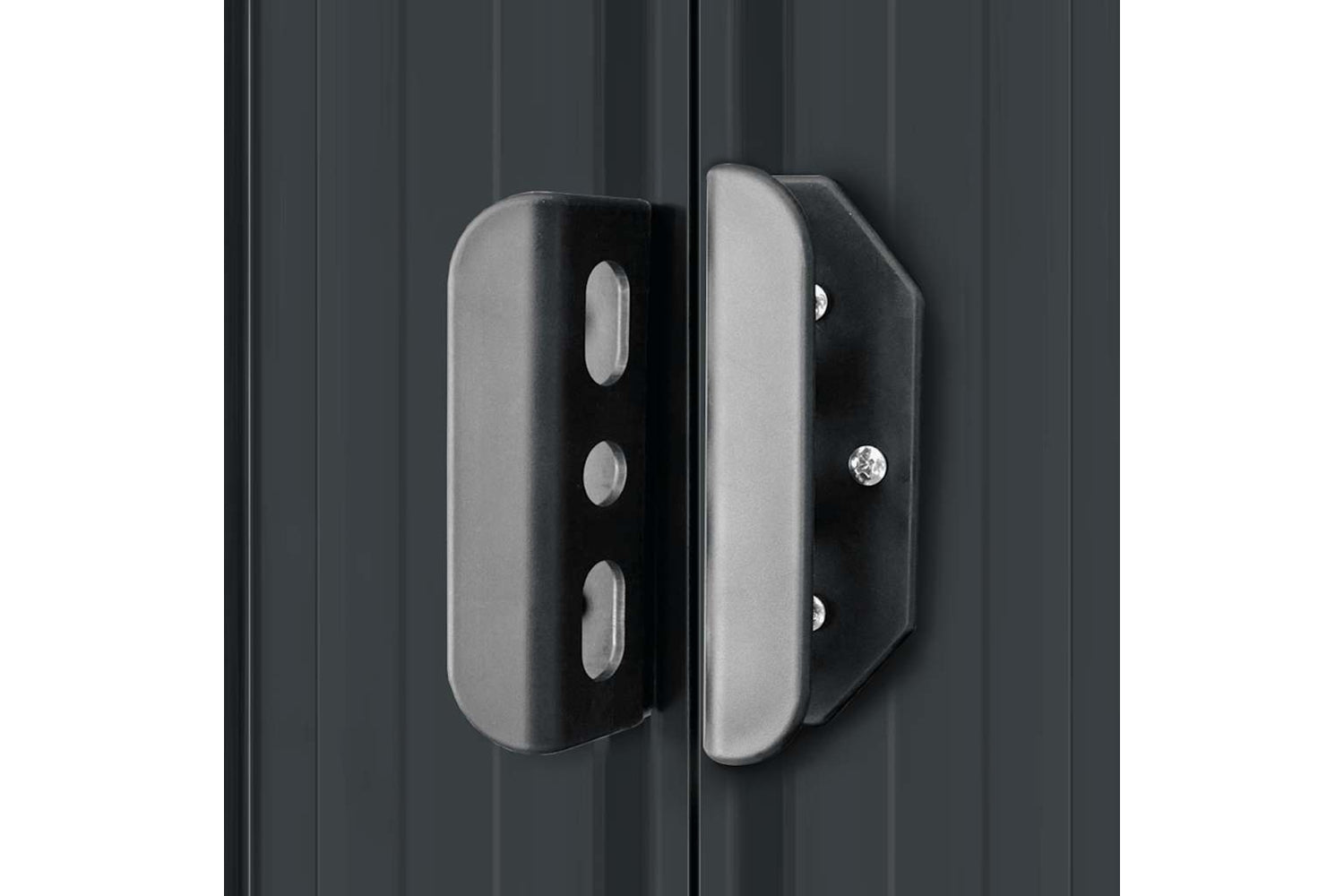 vidaXL 143342 Garden Shed 257x298x178cm Metal Anthracite-9