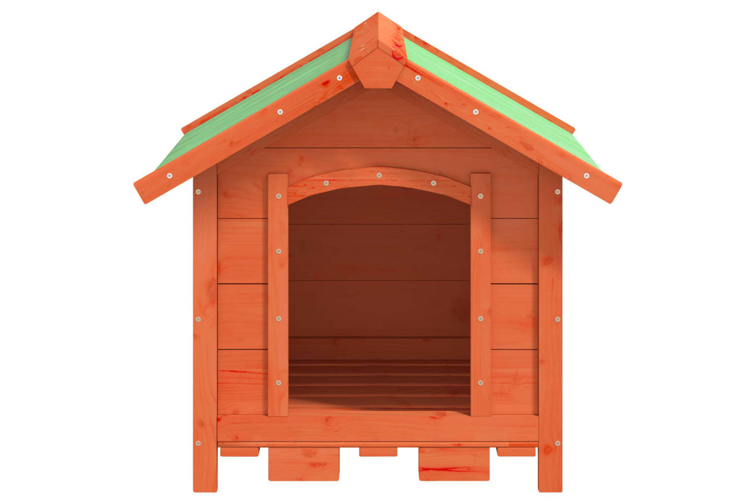 vidaXL 172273 Dog Kennel Brown 65x65x61.5cm Solid Wood Pine-2