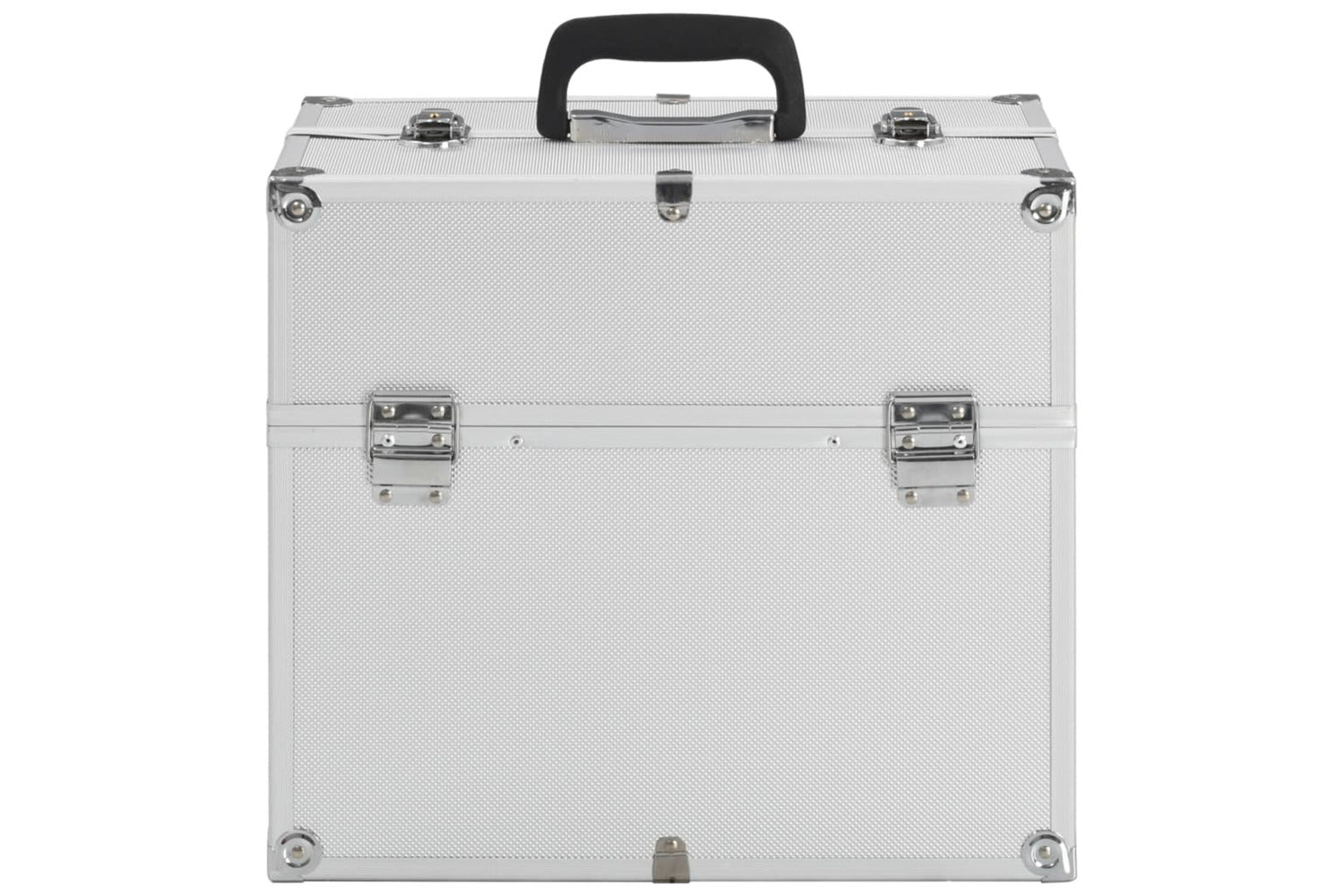 vidaXL 91832 Make-up Case 37x24x35cm Silver Aluminium-2