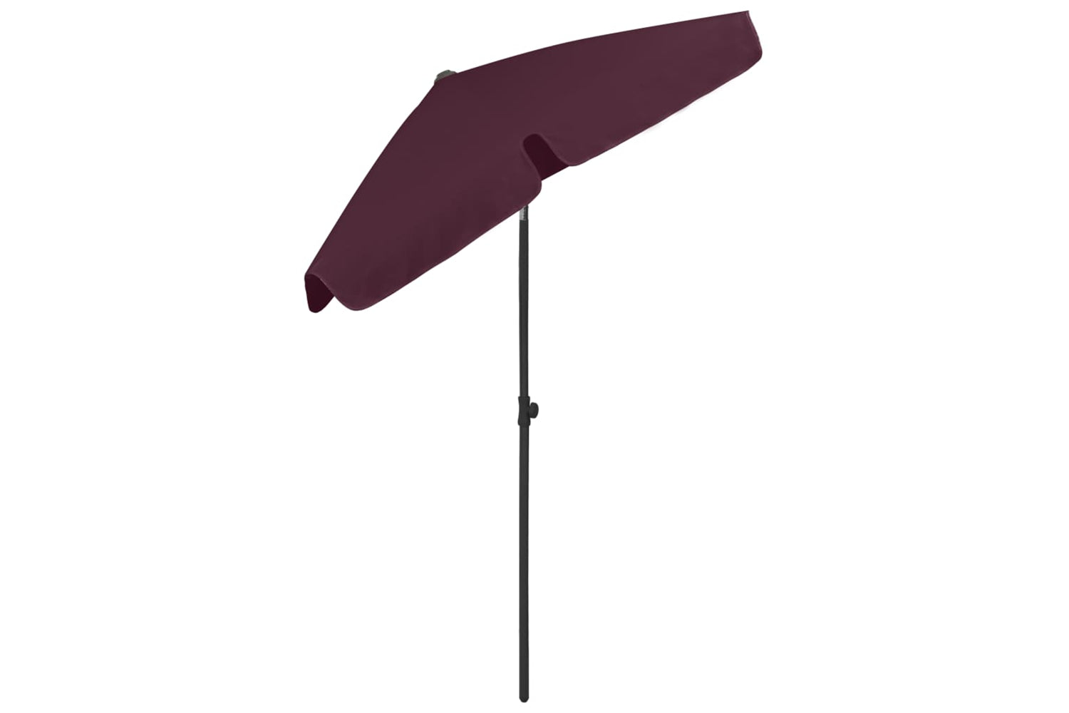 vidaXL 314723 Beach Umbrella Bordeaux Red 180x120cm-4