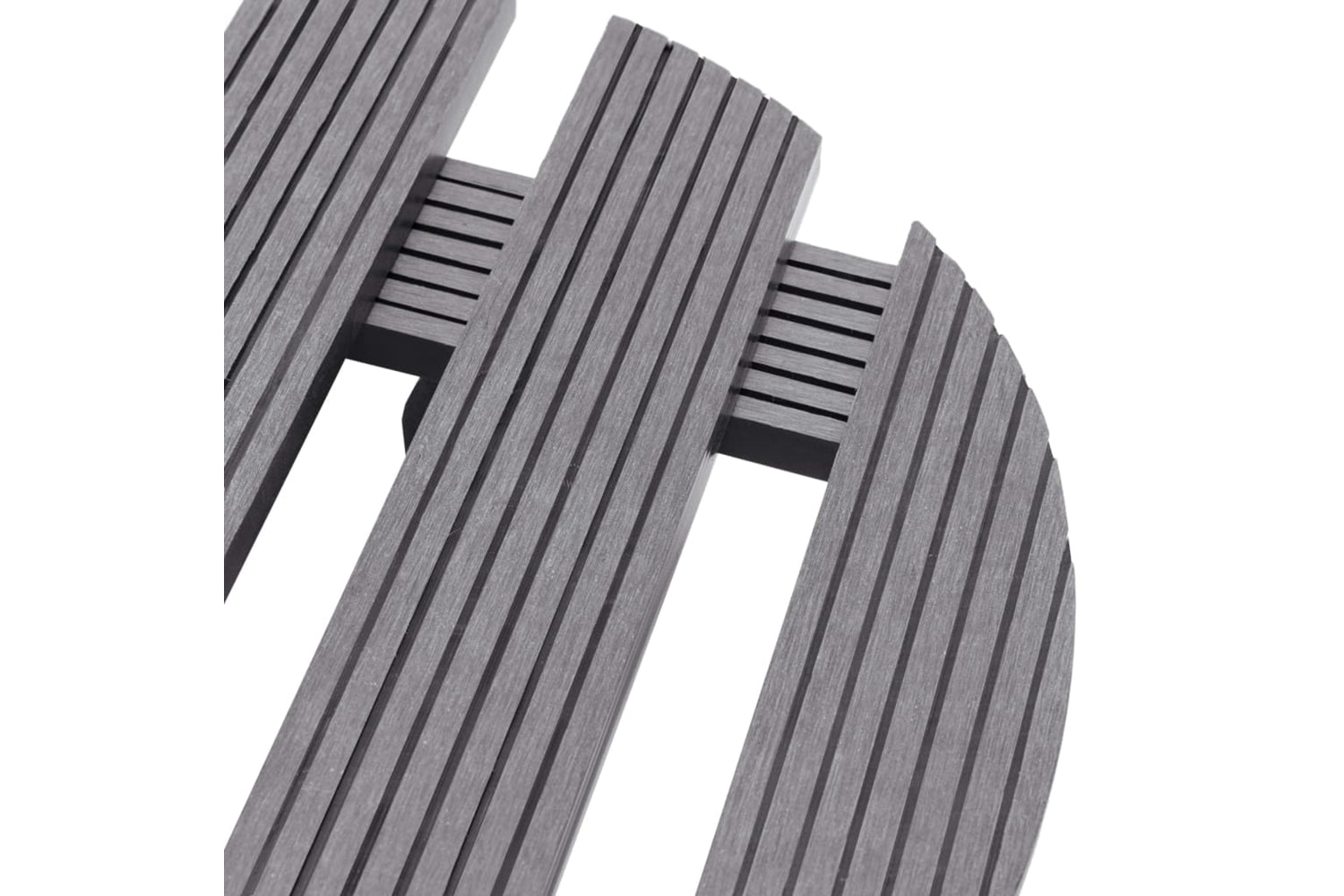 vidaXL 149032 Plant Trolleys 2 Pcs Grey ÃƒÂƒÃ‚Â˜30x7.5cm Wpc-4