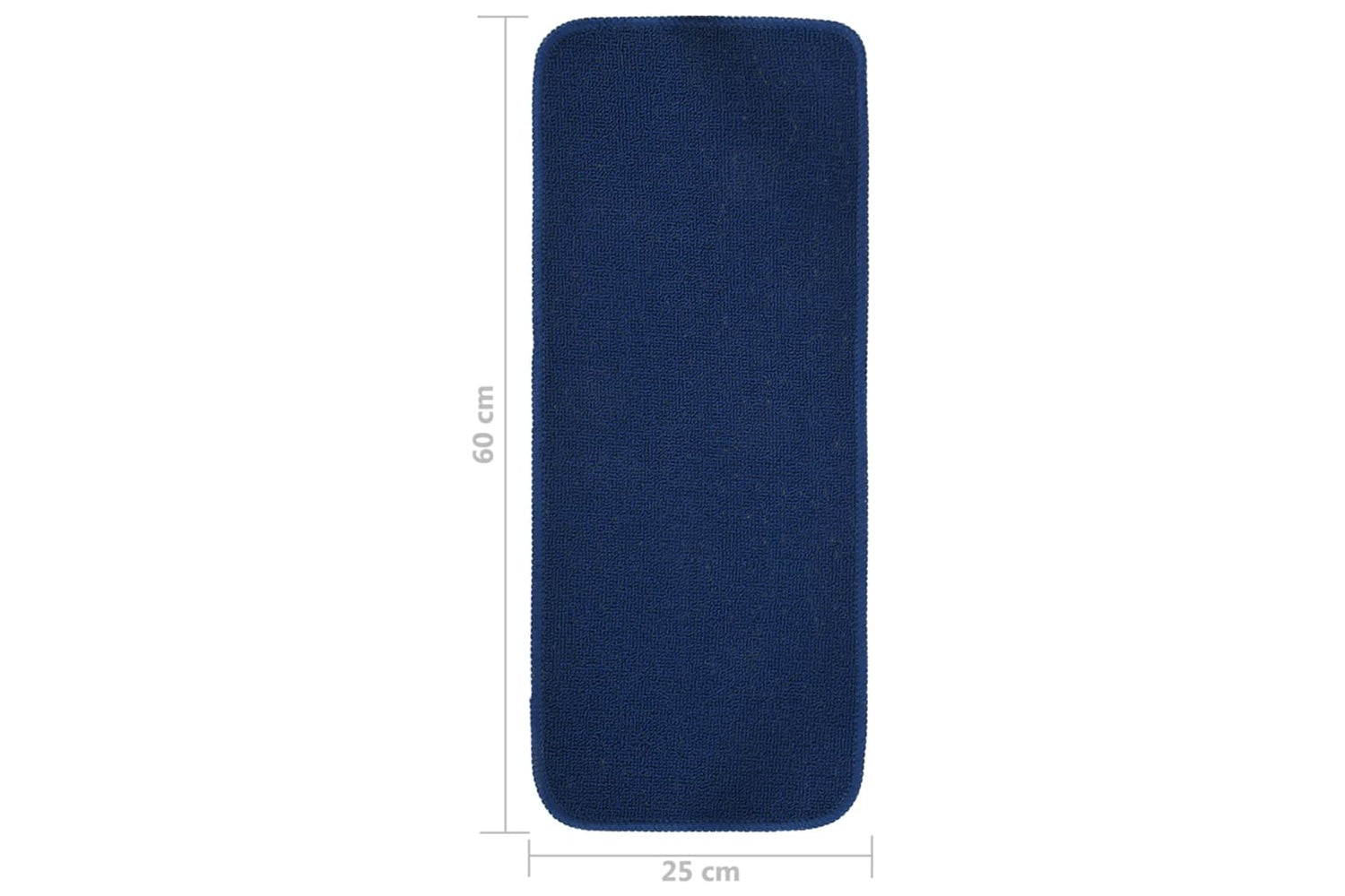 Vidaxl Anti Slip Stair Mats 15 Pcs 60x25 Cm Navy Blue Rectangular-6