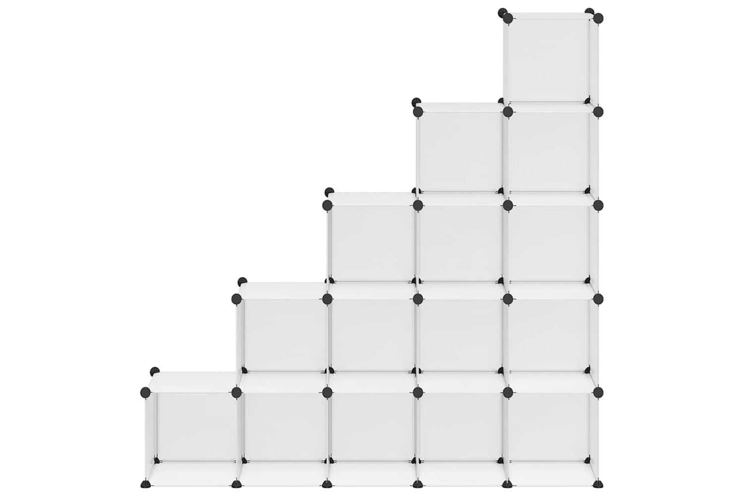 Vidaxl 340549 Storage Cube Organiser With 15 Cubes Transparent Pp-4