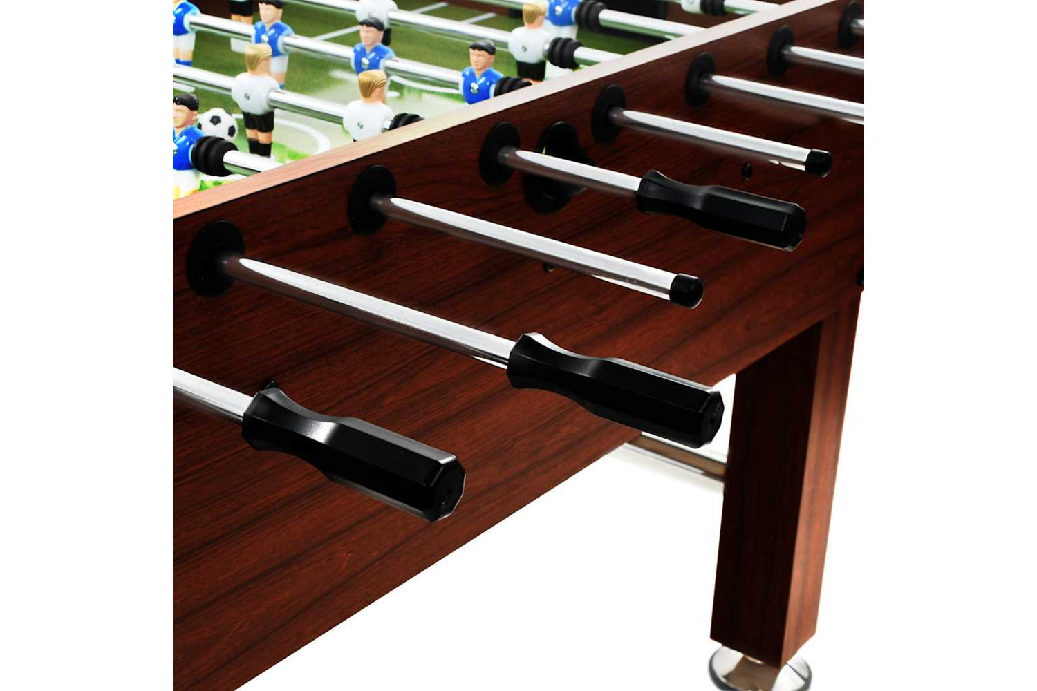 Vidaxl Football Table Steel 60 Kg 140x74.5x87.5 Cm Brown-6