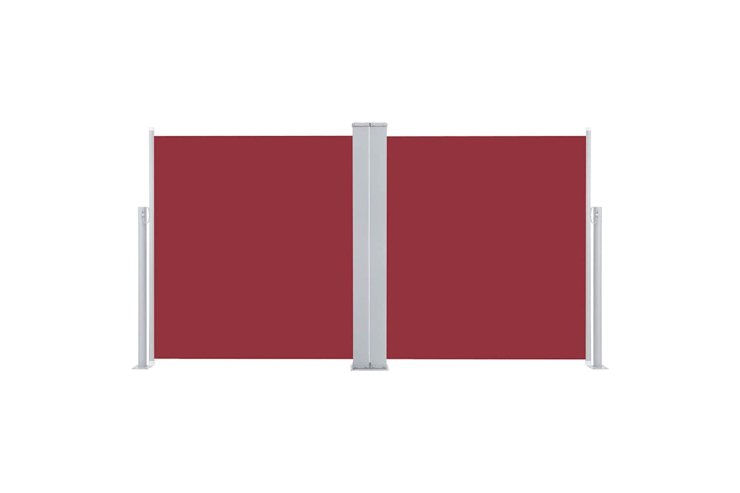vidaXL 48453 Retractable Side Awning Red 120x600cm-2