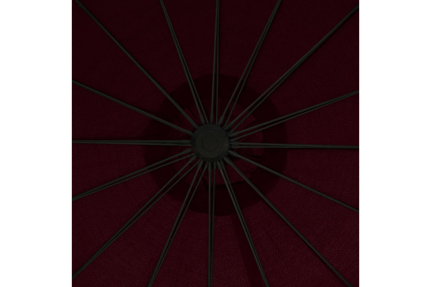 Vidaxl 47224 Hanging Parasol Burgundy 3 M Aluminium Pole-8