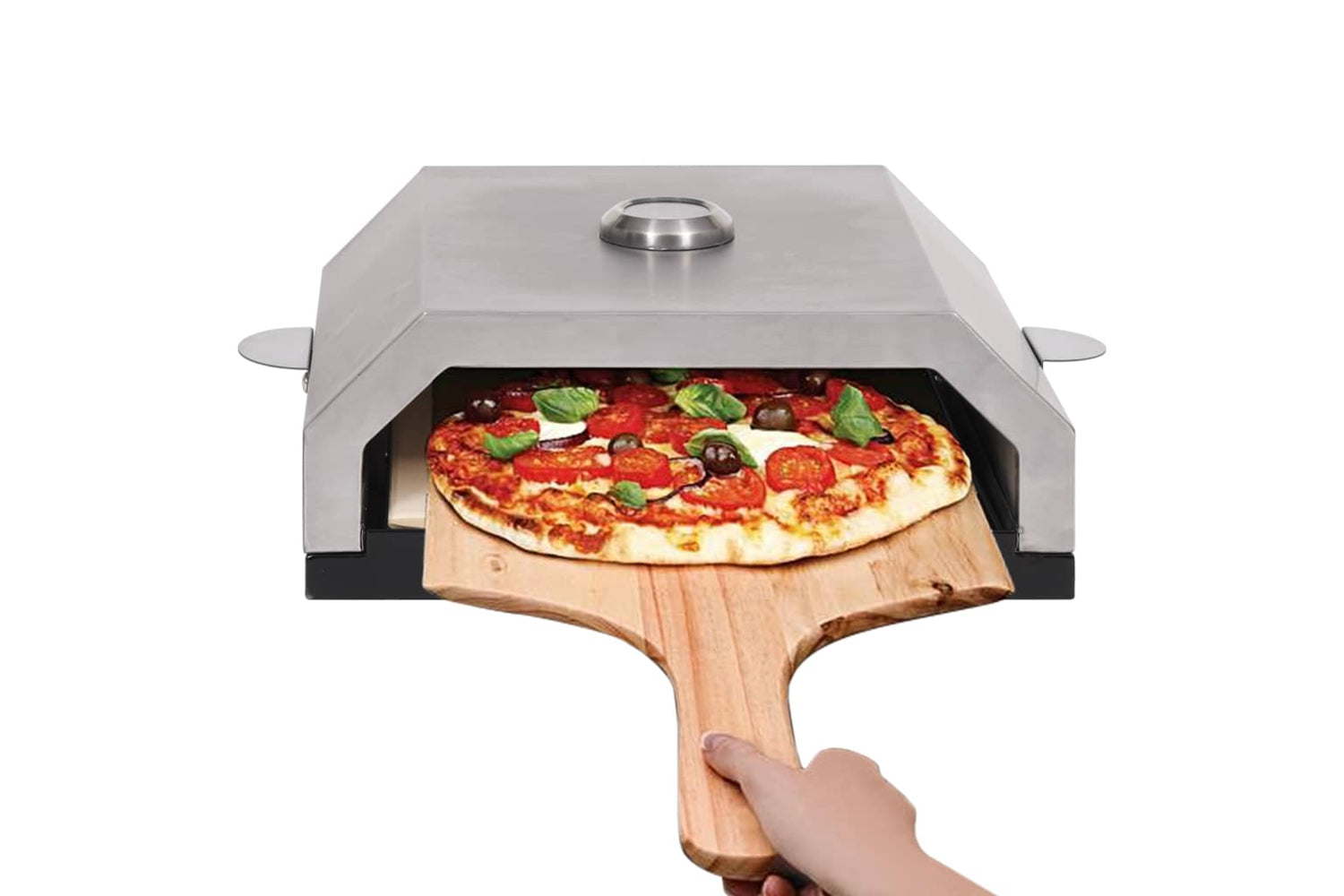 Vidaxl 47395 Pizza Oven With Ceramic Stone For Gas Charcoal Bbq-2