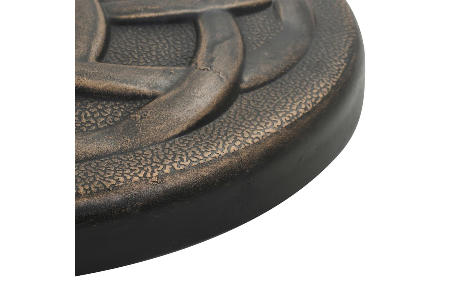Vidaxl 45202 Parasol Base Round Polyresin 19 Kg Bronze-4
