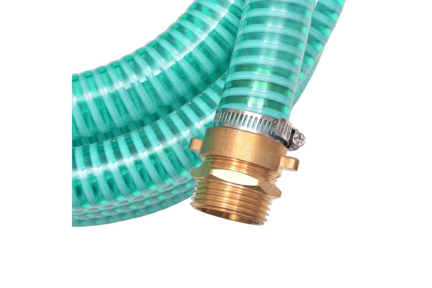 vidaXL 142885 Suction Hose With Brass Connectors 7 M 25mm Green-5