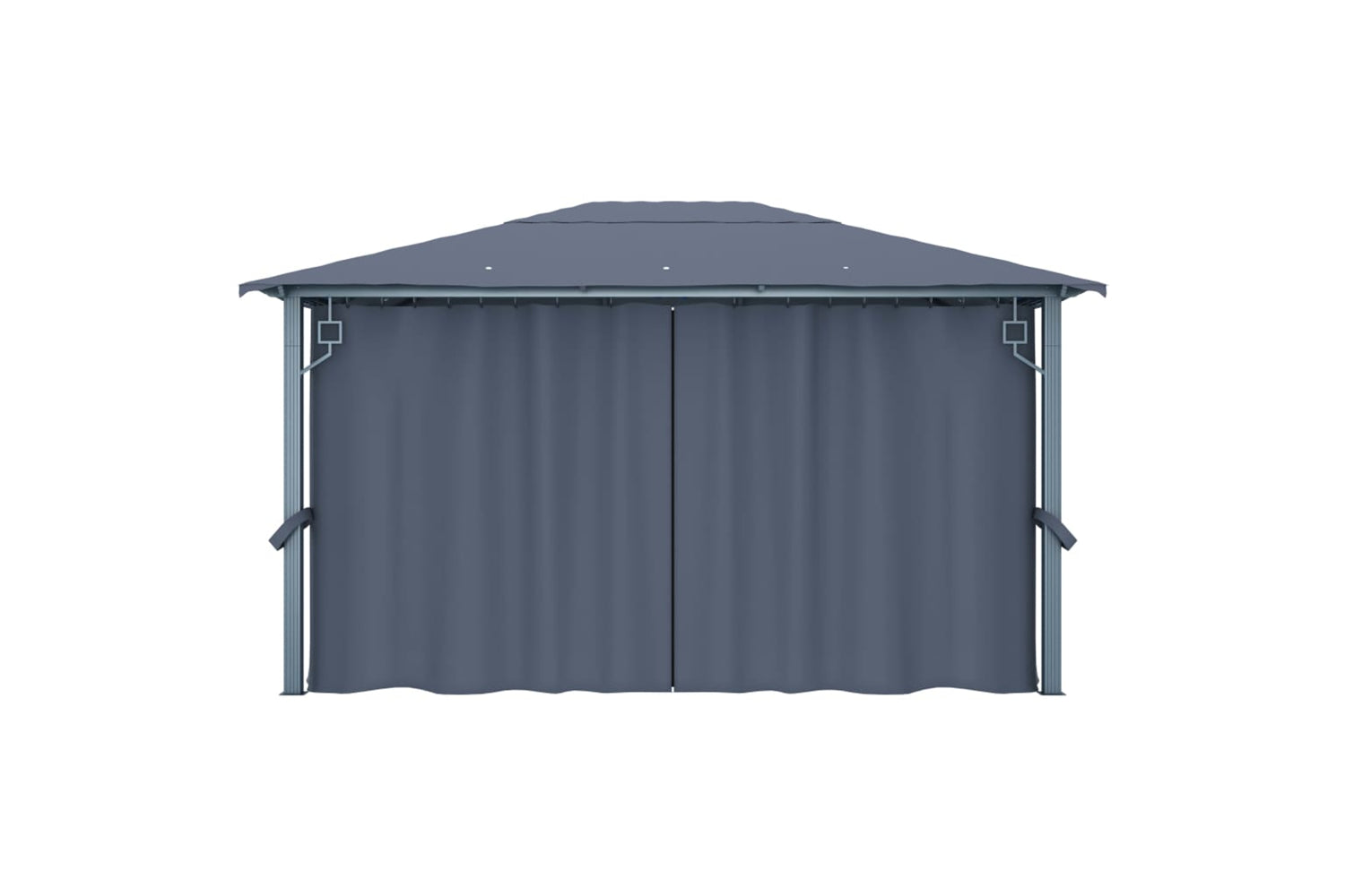 vidaXL 48045 Gazebo With Curtain 400 X 300cm Anthracite Aluminium-6