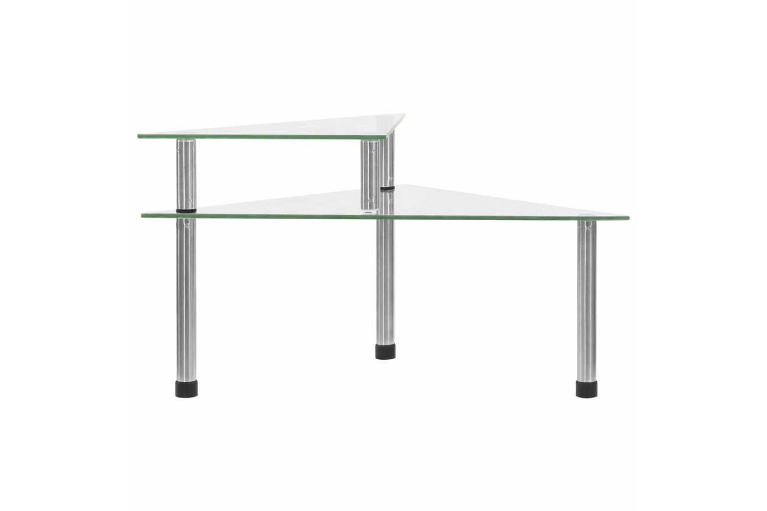 vidaXL 249525 Kitchen Shelf Transparent 49.5x35x19cm Tempered Glass-2