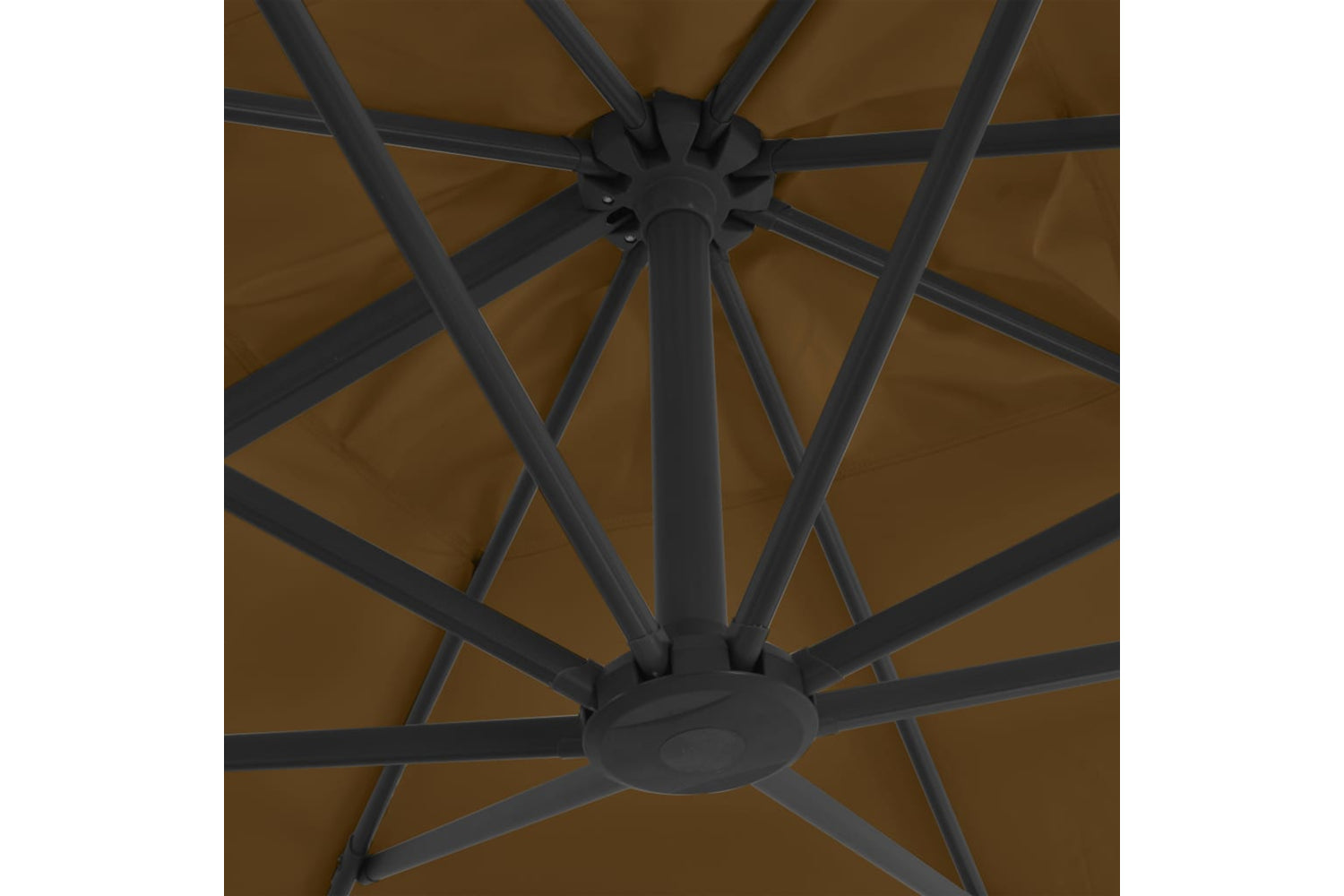 Vidaxl 276348 Outdoor Umbrella With Portable Base Taupe-7