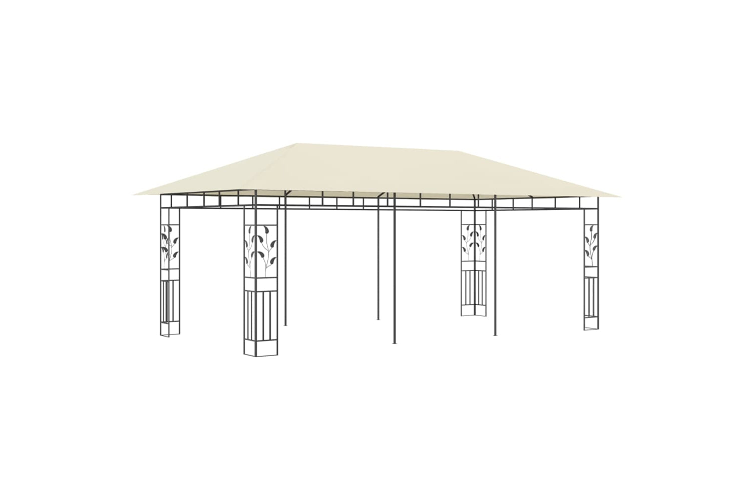 Vidaxl 47971 Gazebo With Mosquito Net 6x3x2.73 M Cream-2
