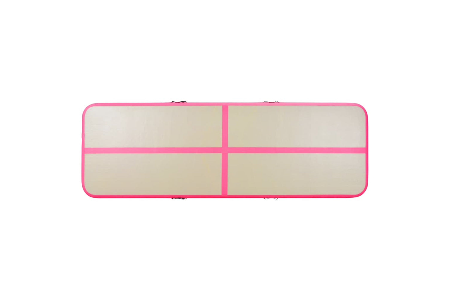 vidaXL 91924 Inflatable Gymnastics Mat With Pump 700x100x10cm Pvc Pink-3