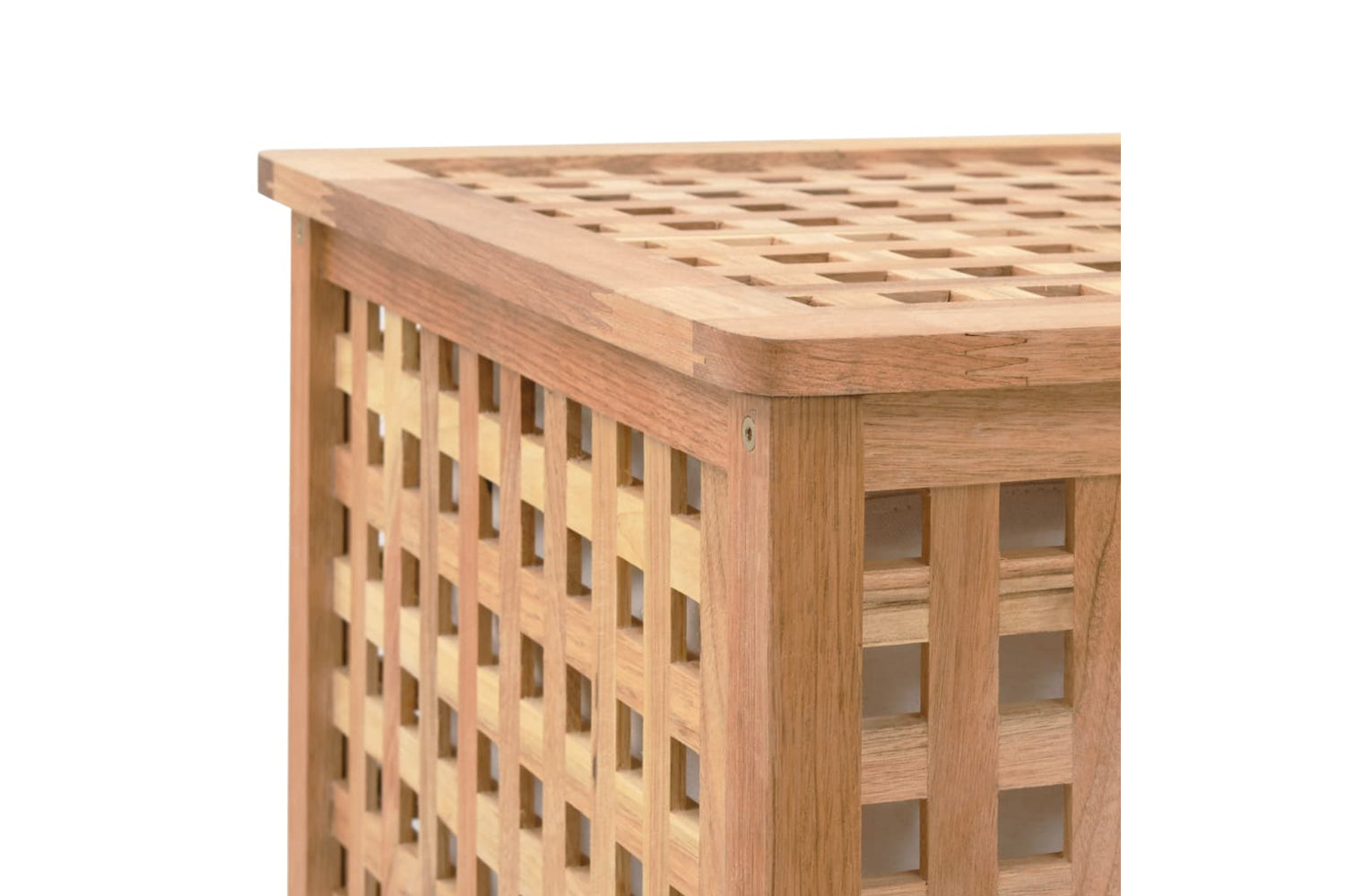 vidaXL 247604 Laundry Bin 87.5x46x67cm Solid Walnut Wood-6