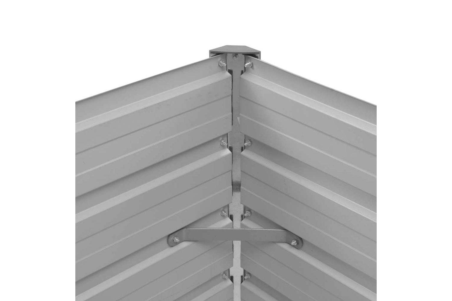 Vidaxl Garden Raised Bed Brown 100x40x77 Cm Galvanised Steel-6