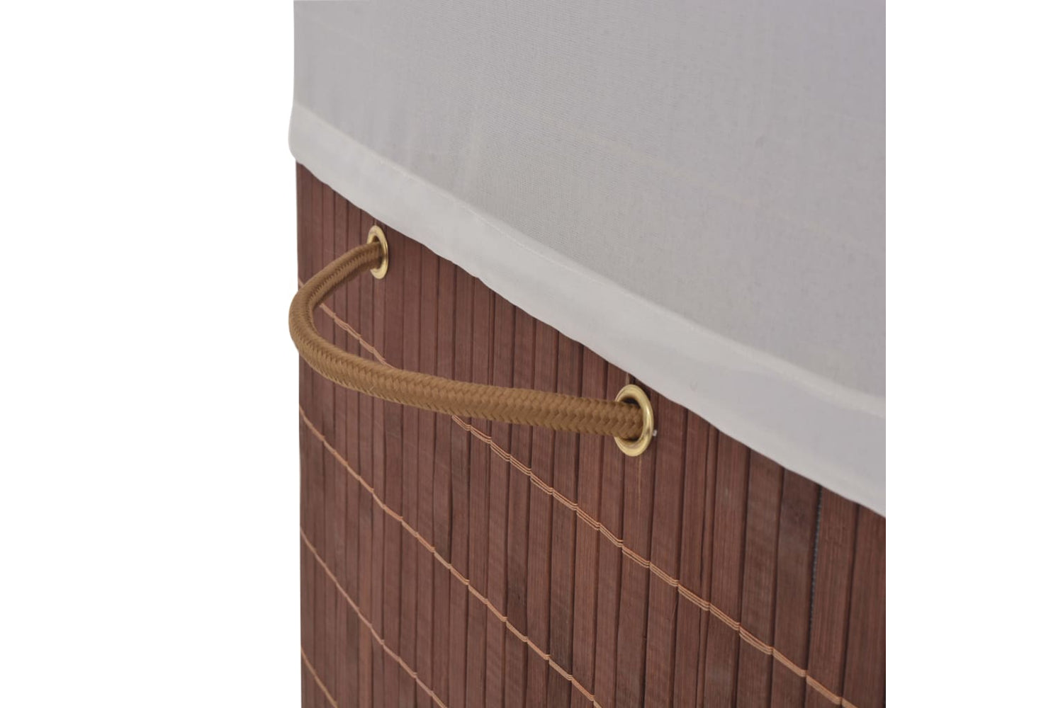 Vidaxl 245579 Bamboo Laundry Bin Rectangular Brown-4